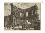 Avanzi del Tempio detto di Apollo nella Villa Adriana vicino a Tivol by Giovanni Battista Piranesi