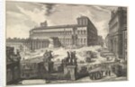 View of the Piazza di monte Cavallo, from Vedute di Roma, ca. 1773 by Giovanni Battista Piranesi