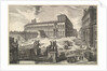 View of the Piazza di monte Cavallo, from Vedute di Roma, ca. 1773 by Giovanni Battista Piranesi