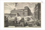 View of the Piazza di monte Cavallo, from Vedute di Roma, ca. 1773 by Giovanni Battista Piranesi