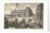 View of the Piazza di monte Cavallo, from Vedute di Roma, ca. 1773 by Giovanni Battista Piranesi