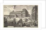 View of the Piazza di monte Cavallo, from Vedute di Roma, ca. 1773 by Giovanni Battista Piranesi