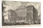 View of the palace of the illustrious Barberini family on the Quirinal Hill, desi…, ca. 1750-1759 by Giovanni Battista Piranesi