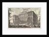 View of the palace of the illustrious Barberini family on the Quirinal Hill, desi…, ca. 1750-1759 by Giovanni Battista Piranesi