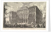 View of the palace of the illustrious Barberini family on the Quirinal Hill, desi…, ca. 1750-1759 by Giovanni Battista Piranesi