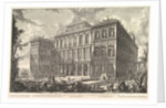 View of the palace of the illustrious Barberini family on the Quirinal Hill, desi…, ca. 1750-1759 by Giovanni Battista Piranesi