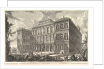 View of the palace of the illustrious Barberini family on the Quirinal Hill, desi…, ca. 1750-1759 by Giovanni Battista Piranesi