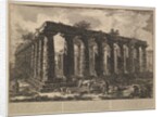 View showing the remains of a large enclosure of columns…, from Différentes vues de …, ca. 1748 by Giovanni Battista Piranesi