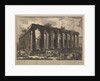 View showing the remains of a large enclosure of columns…, from Différentes vues de …, ca. 1748 by Giovanni Battista Piranesi