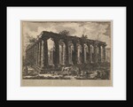 View showing the remains of a large enclosure of columns…, from Différentes vues de …, ca. 1748 by Giovanni Battista Piranesi