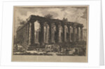 View showing the remains of a large enclosure of columns…, from Différentes vues de …, ca. 1748 by Giovanni Battista Piranesi