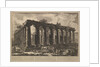 View showing the remains of a large enclosure of columns…, from Différentes vues de …, ca. 1748 by Giovanni Battista Piranesi