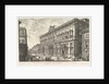 View of the Palazzo della Consulta on the Quirinal housing the Papal Secreteriat, f…, ca. 1760-78 by Giovanni Battista Piranesi