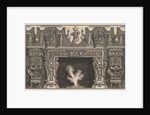Bird in shell at the center of the lintel, with a frieze of trophies, surmounted by an…, 1769 by Giovanni Battista Piranesi