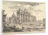 S. Giovanni in Laterano, main façade, with Palace and Scala Santa on the righ by Giovanni Battista Piranesi