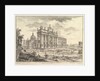 S. Giovanni in Laterano, main façade, with Palace and Scala Santa on the righ by Giovanni Battista Piranesi