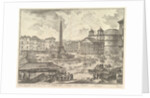 The Piazza della Rotonda, with the Pantheon and Obelis by Giovanni Battista Piranesi