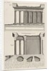 Profile of the Temple of Fortuna Virilis, and se…, 1756 by Giovanni Battista Piranesi