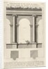 Elevation and plan of the second-order portico at the Theater of Marcellu by Giovanni Battista Piranesi