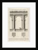 Elevation and plan of the second-order portico at the Theater of Marcellu by Giovanni Battista Piranesi
