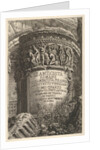 Title page: volume IV, 'The Antiquities of Rome by Giambatista Piranesi, Venetian Architec…, 1756 by Giovanni Battista Piranesi