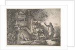 Raising of Lazarus, 1645-1650 by Giovanni Benedetto Castiglione
