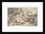 The Virgin and Child, God the father upper right, angels at left, ca. 1647-50 by Giovanni Benedetto Castiglione