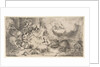The Virgin and Child, God the father upper right, angels at left, ca. 1647-50 by Giovanni Benedetto Castiglione