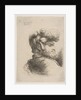 Man in profile facing right, wearing a fur hat, from series of 'Small Heads in Orie…, ca. 1645-50 by Giovanni Benedetto Castiglione
