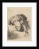 Man wearing a turban, a tie fastened around his neck, facing left, from the series …, ca. 1645-50 by Giovanni Benedetto Castiglione