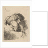 Man wearing a turban, a tie fastened around his neck, facing left, from the series …, ca. 1645-50 by Giovanni Benedetto Castiglione