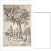 The Holy Family on their flight into Egypt, ca. 1647 by Giovanni Benedetto Castiglione