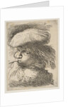 Young man with a trumpet facing left, from the series of 'Small Heads in Oriental…, ca. 1645-1650 by Giovanni Benedetto Castiglione
