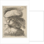 Young man with a trumpet facing left, from the series of 'Small Heads in Oriental…, ca. 1645-1650 by Giovanni Benedetto Castiglione