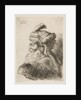 Head of an old man with a turban facing left, from the series of 'Small Heads in …, ca. 1645-1650 by Giovanni Benedetto Castiglione
