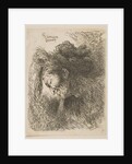 Head of an old man looking down, facing left, from the series 'Small Studies of He…, ca 1645-1650 by Giovanni Benedetto Castiglione
