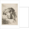 Man wearing a turban, a tie fastened around his neck, facing left, from the series of…, 1645-1650 by Giovanni Benedetto Castiglione