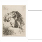 Man wearing a turban, a tie fastened around his neck, facing left, from the series of…, 1645-1650 by Giovanni Benedetto Castiglione