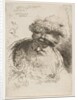 Head of an old bearded man with a turban, from the series of 'Small Heads in Orie…, ca. 1645-1650 by Giovanni Benedetto Castiglione