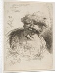 Head of an old bearded man with a turban, from the series of 'Small Heads in Orie…, ca. 1645-1650 by Giovanni Benedetto Castiglione