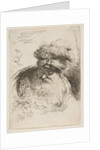 Head of an old bearded man with a turban, from the series of 'Small Heads in Orie…, ca. 1645-1650 by Giovanni Benedetto Castiglione