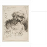 Head of an old bearded man with a turban, from the series of 'Small Heads in Orie…, ca. 1645-1650 by Giovanni Benedetto Castiglione