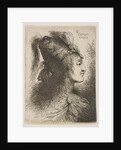 Young man wearing a plumed turban, facing right, from the series of 'Small Heads …, ca. 1645-1650 by Giovanni Benedetto Castiglione
