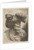 Bust of beardless old man in profile facing right, from the series of 'Small Head…, ca. 1645-1650 by Giovanni Benedetto Castiglione