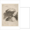 Man in profile facing right, wearing a fur hat, from series of 'Small Heads in Or…, ca. 1645-1650 by Giovanni Benedetto Castiglione