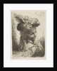 Young man facing three quaters right wearing a fur headdress with a plume, jewel …, ca. 1645-1650 by Giovanni Benedetto Castiglione