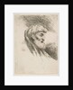 Head of an old bearded man facing right, from the series of 'Small Heads in Orien…, ca. 1645-1650 by Giovanni Benedetto Castiglione