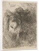 Head of an old man looking down, facing Left, from the series of 'Small Heads in …, ca. 1645-1650 by Giovanni Benedetto Castiglione