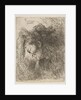 Head of an old man looking down, facing Left, from the series of 'Small Heads in …, ca. 1645-1650 by Giovanni Benedetto Castiglione