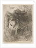 Head of an old man looking down, facing Left, from the series of 'Small Heads in …, ca. 1645-1650 by Giovanni Benedetto Castiglione